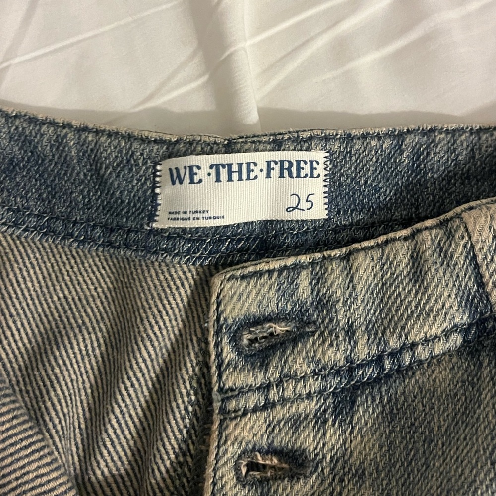 We The Free Free People Vintage Button Up Jeans